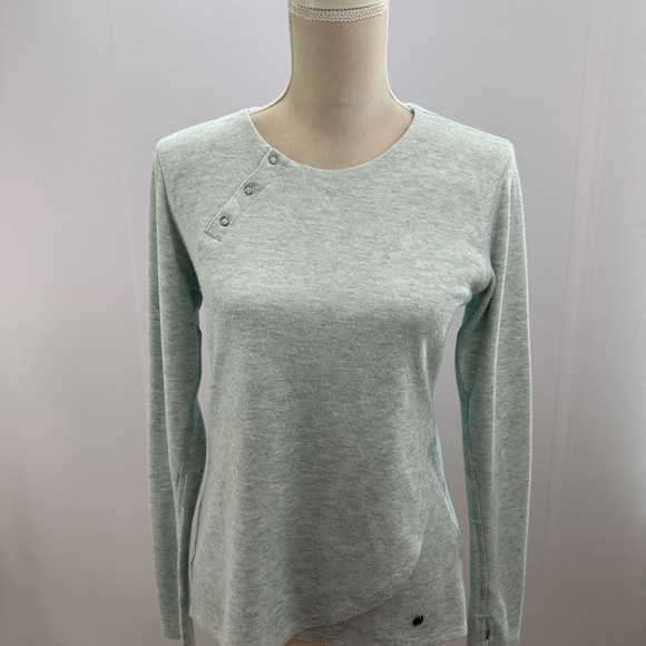 Brooks Pure Projects Soft Running Shirt Size Small Faux Wrap - Picture 2 of 8